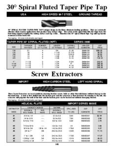 Screw extractor / Piping / Plumbing / Mechanical engineering / Metalworking / Threading / Screw / Extractor / Pipe / Screws / Technology / Metalworking hand tools