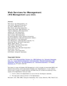 Microsoft Word - WS-Management.June.2005.doc