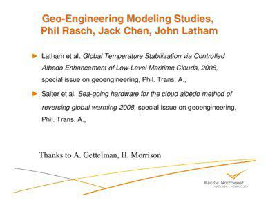 Geo-Engineering Climate Change with Sulfate Aerosols
