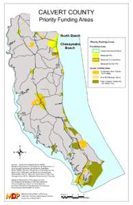 CALVERT COUNTY Priority Funding Areas ¼ ?