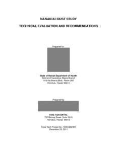 Microsoft Word - Final_Hawaii DOH_Nanakuli Dust Study_Final_12-20-11_TC_EMJ qc