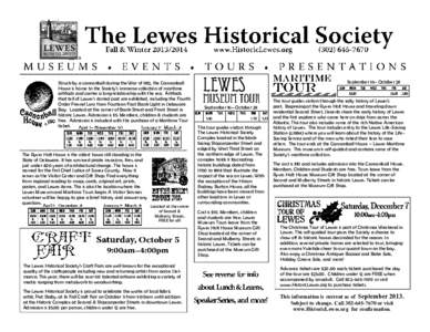 Lewes / Ryves Holt House / Cape May – Lewes Ferry / Lewes /  Delaware / Delaware / East Sussex