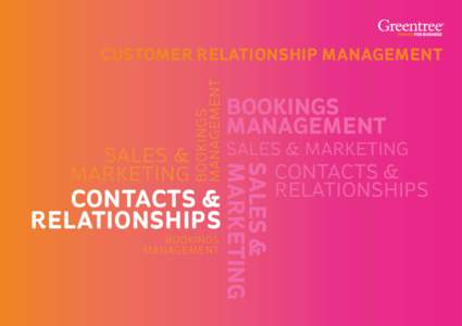 contacts & relationships BOOKINGS MANAGEMENT  BOOKINGS