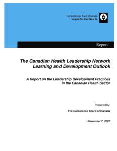 Health economics / Health policy / Global health / Health human resources / Human resource management / Health care system / Conference Board of Canada / Health care in Canada / Ivey International Centre for Health Innovation / Health / Healthcare / Medicine