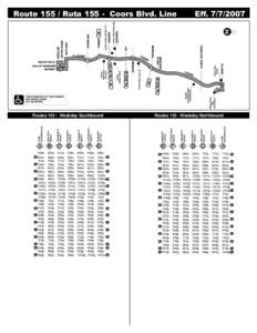 Route[removed]Ruta[removed]Coors Blvd. Line  Eff[removed]N  TRIPS DENOTED BY THIS SYMBOL