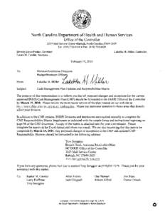 North Carolina Department of Health and Human Services   Office of the Controller 2019 Mail Service Center eRaleigh, North Carolina[removed]Tel: ([removed]e Fax: ([removed]