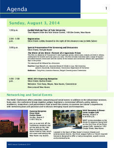 Agenda  1 Sunday, August 3, 2014 1:00 p.m.