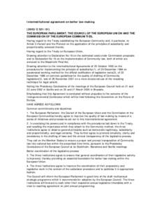 Microsoft Word - Interinstitutional Agreement of 16 December 2003 on better la_2.doc