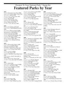 National Park Passport Stamps / Alaska / Chaco Culture National Historical Park / United States National Park Service / New Mexico / Geography of the United States / Western United States