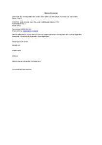 Widerrufsformular (Wenn Sie den Vertrag widerrufen wollen, dann füllen Sie bitte dieses Formular aus und senden Sie es zurück) STASTNY Mode Schuhe Sport Alexander und Claudia Stastny OHG Rudolf-Diesel-StrEber