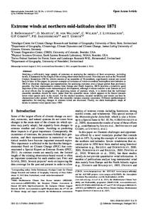 Open Access Article  Meteorologische Zeitschrift, Vol. 21, No. 1, Februaryc by Gebr¨uder Borntraeger 2012