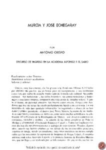 MURCIA Y JOSÉ ECHEGARAY  POR