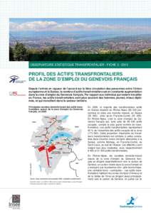 OBSERVATOIRE STATISTIQUE TRANSFRONTALIER - FICHEPROFIL DES ACTIFS TRANSFRONTALIERS DE LA ZONE D’EMPLOI DU GENEVOIS FRANÇAIS Depuis l’entrée en vigueur de l’accord sur la libre circulation des personnes