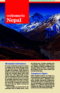 ©Lonely Planet Publications Pty Ltd  Welcome to Nepal