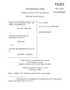 FILED NOT FOR PUBLICATION UNITED STATES COURT OF APPEALS NOV[removed]MOLLY C. DWYER, CLERK