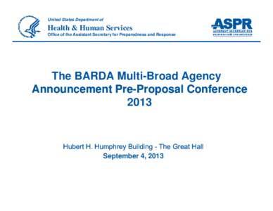 Microsoft PowerPoint - Broad Agency Announcement Preproposal Conference[removed]MCM gov.pptx