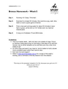 Microsoft Word - Bronze week 5