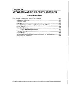 National Credit Union Share Insurance Fund / Credit union / Capital requirement / Balance sheet / Dividend / Federal Reserve System / Federal Credit Union Act / Bank / CAMEL rating system / Finance / Bank regulation in the United States / Business