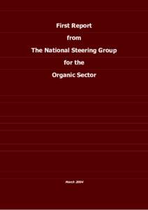 Regulations for organic farming