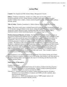 15. OBSERVER POLICY COMMITTEE (November 17-20, 2014) M  #4 Action Plan Council: New England and Mid-Atlantic Fishery Management Councils