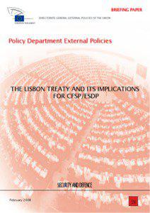 BRIEFING PAPER  Policy Department External Policies