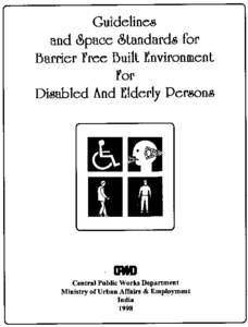 Preamble The main objectives of the “Persons with Disabilities (Equal Opportunities, Protection of Rights and Full Participation) Act, 1996 enacted by the Government of India on January 1, 1996 are to create barrier f