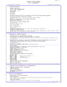 Page 1/5 Safety Data Sheet acc. to OSHA HCS