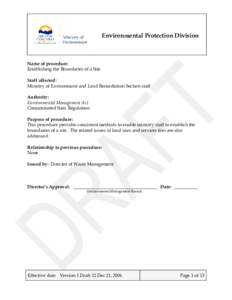 Microsoft Word - Site boundaries V1 dr12.doc