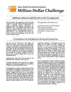 James Randi Educational Foundation  Million Dollar Challenge
