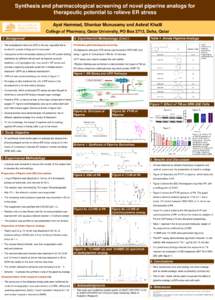 Dienes / Piperidines / Piperine / Piperic acid / Endoplasmic reticulum / Unfolded protein response / Binding immunoglobulin protein / Hydrogen chloride / Chemistry / Alkaloids / Amides