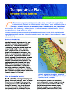 San Joaquin Valley / Sacramento-San Joaquin Delta / Lakes / Water conservation / Hydrology / San Joaquin River / Friant Dam / Reservoir / Millerton Lake / Geography of California / Water / Environment