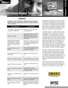 Winterm™ 3235LE  TM Windows-Based Terminal SIMPLE