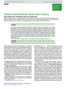 Common Misconceptions About Lyme Disease