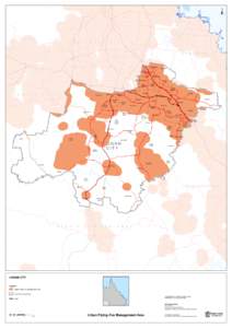 Logan City Urban Flying-Fox Management Area map