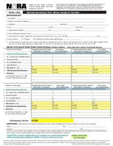 This Pdf form can be completed on your computer and submitted automatically via email to NORA’s accounting office. (Yellow highlighted areas will auto-fill the calculations. Press tab key after an entry.) Or, you have 
