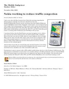 Nokia working to reduce tra...