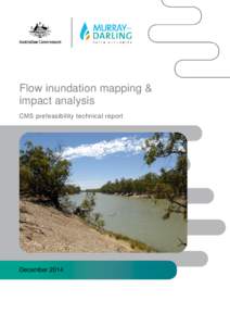 Flow inundation mapping & impact analysis - CMS prefeasibility technical report