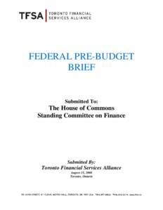 Microsoft Word - federal pre-budget submission 2009.doc