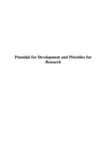 Potential for Development and Priorities for Research Leucaena in East Africa R. Otsyina1, J. Hanson2 and E. Akyeampong1 Abstract