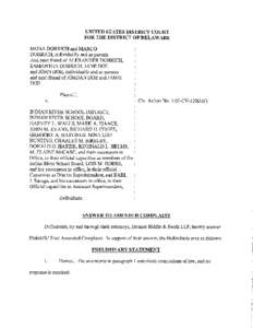 JewsOnFirst.org posts IRSD answer to Dobrich-Doe amended complaint