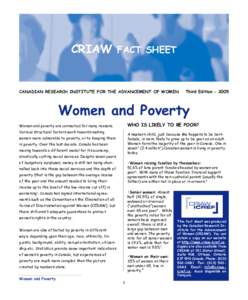 Income distribution / Sociology / Employment compensation / Labor economics / Feminization of poverty / Structural inequality / Poverty in the United States / Poverty in Canada / Gender inequality / Socioeconomics / Poverty / Economics