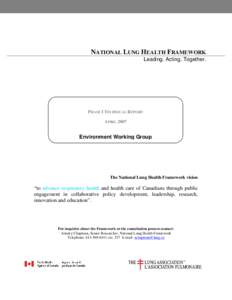 Health policy / Air pollution / Public health / Center for Managing Chronic Disease / Institute of Occupational Medicine / Health / Health promotion / Health economics