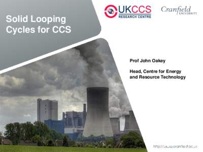 Chemical Looping Solid Looping Reactor Cycles for CCS