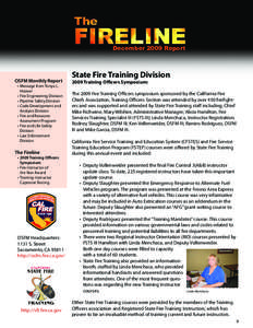 Firefighting / Fire protection engineering / Public safety / Safety / Firefighting in the United States / Crime / Fire marshal