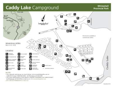 Whiteshell Provincial Park Caddy Lake Campground Cross Lake Line of