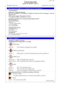 38.0  Seite: 1/10 Sicherheitsdatenblatt gemäß EG, Artikel 31