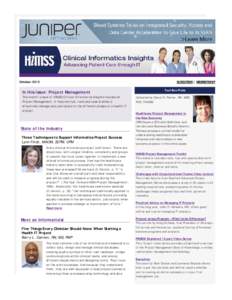 Clinical Informatics Insights | HIMSS