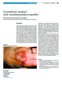 Granuloma annulare und Autoimmunthyreopathie