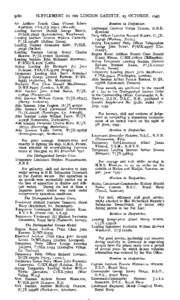 SUPPLEMENT TO THE LONDON GAZETTE, 23 OCTOBER, 1945 Air Artificer Fourth Class Vincent Edwin ADSHEAD, FAA/FX.799I4 (Walsall).