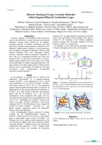 Chemical bonding / Supramolecular chemistry / Organic chemistry / Stacking / Aromaticity / Discotic liquid crystal / Columnar phase / Chemistry / Physical organic chemistry / Liquid crystals